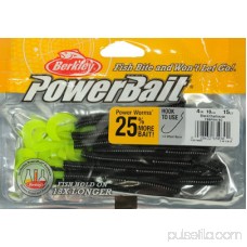 Berkley PowerBait Power Worm Soft Bait 10 Length, Motor Oil, per 8 553146865